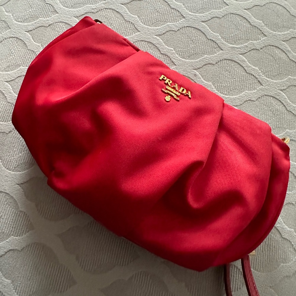 ❤️SOLD❤️ Authentic Prada Wristlet in Red